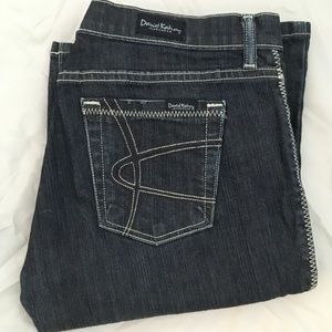 David Kahn bootcut jeans extra dark wash size 30